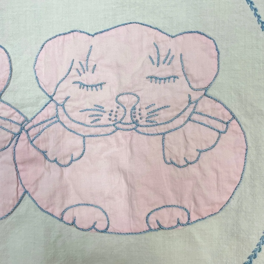 Handmade vintage curtain